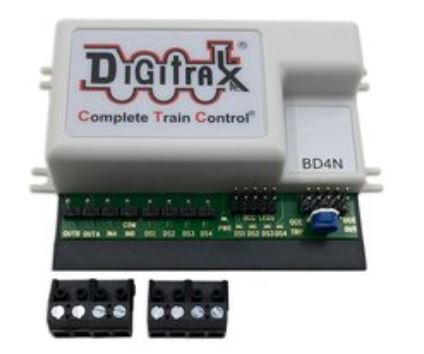 Digitrax BD4N - DCC 4 Block Occupancy Detector