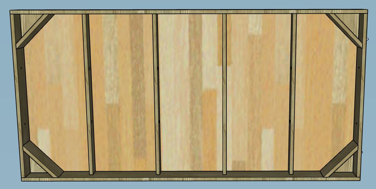 Baseboard - Pine Frame with Plywood Top