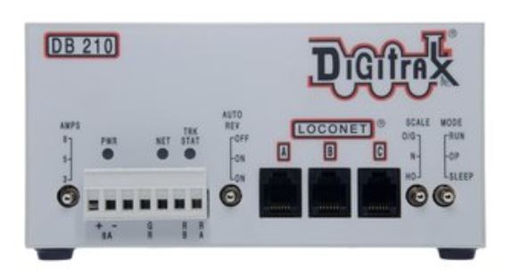 Digitrax DB210 Single 3/5/8 Amp AutoReversing DCC Booster