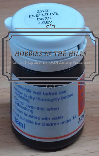 RailMatch 2201 - Executive Dark Grey - Acrylic 18ml