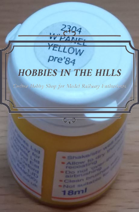 RailMatch 2304 - BR Early Warning Panel Yellow - Acrylic 18ml