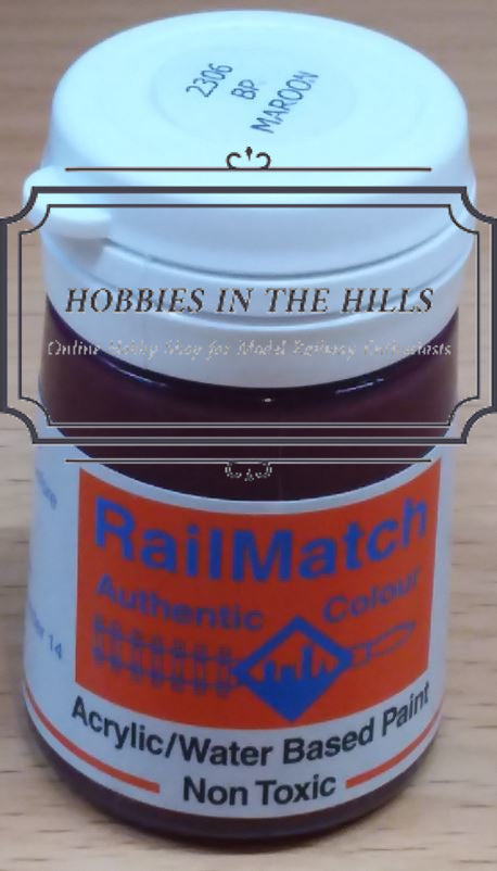 RailMatch 2306 - BR Maroon - Acrylic 18ml