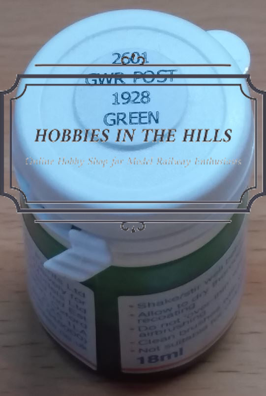 RailMatch 2601 - GWR & BR Steam Locomotive Green post 1928 - Acrylic 18ml