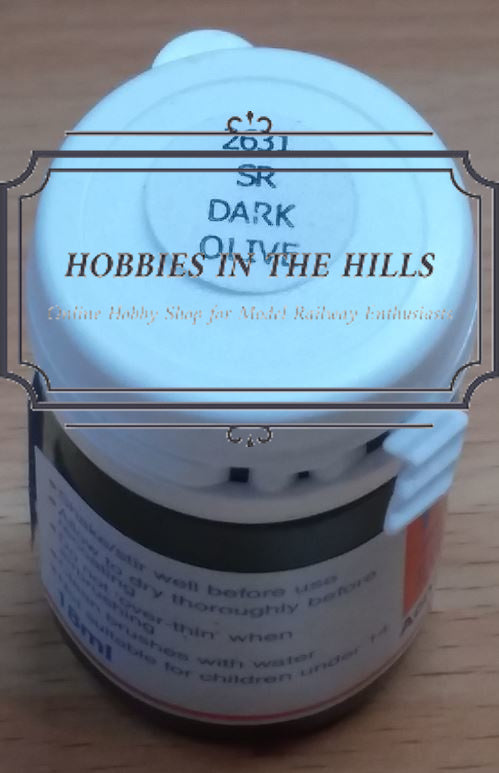 RailMatch 2631 - SR Dark Olive Green - Acrylic 18ml