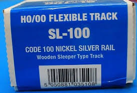 Peco SL-100/BX HO/OO Flexible Track - Wooden  Code 100 Box/25