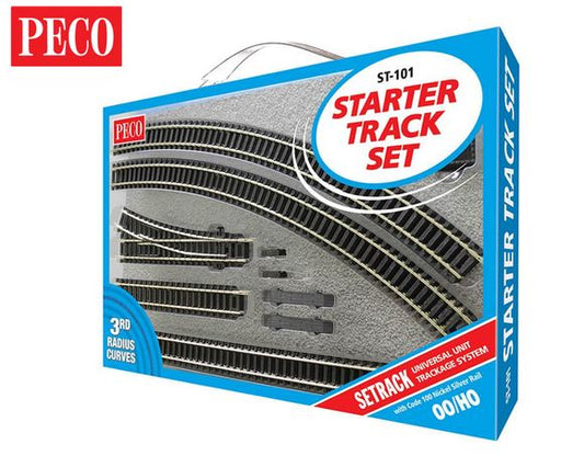 Peco ST-101 HO/OO Starter Track Set - 3rd Radius