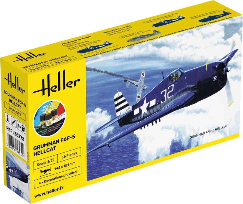 Heller 1/72 Starter Kit F6F Hellcat