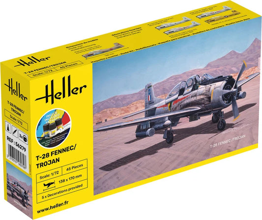 Heller 1/72 Starter Kit T-28 Fennec Trojan