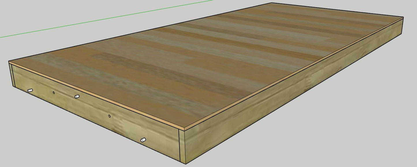 Baseboard - Pine Frame with Plywood Top